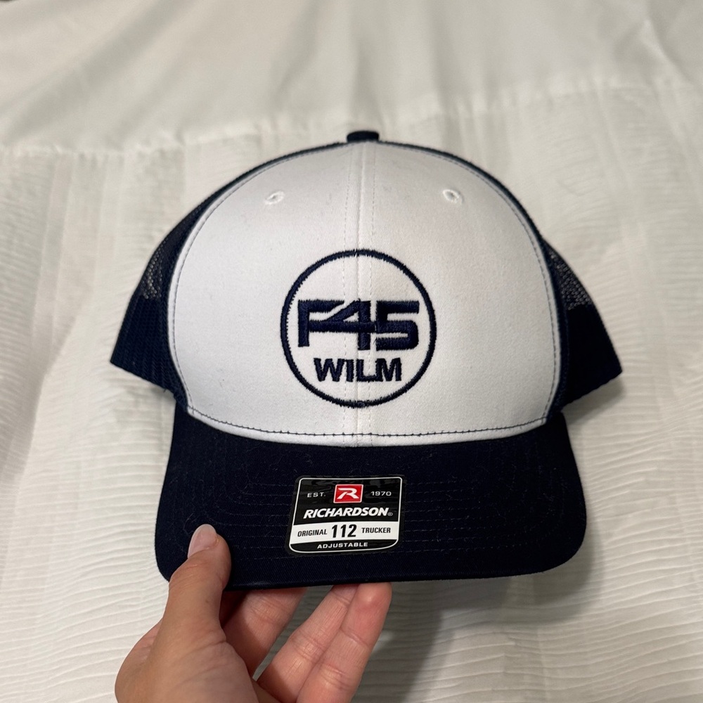 F45 WILM Navy & White cap